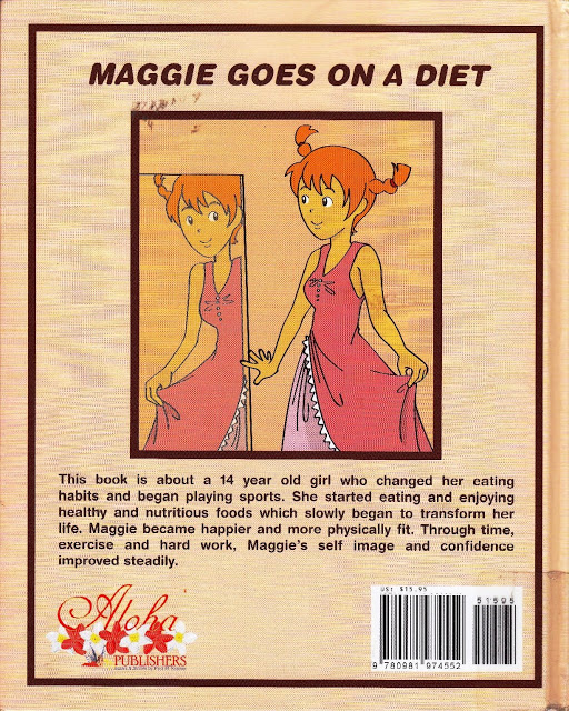 back cover of maggie goes on a diet