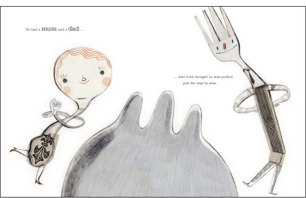 mom and dad are fork and spoon