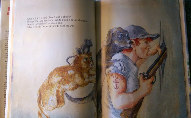 red neck christmas with gun