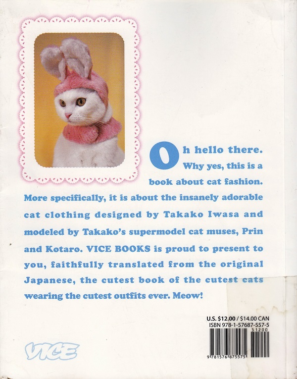 Fashion Cats back cover