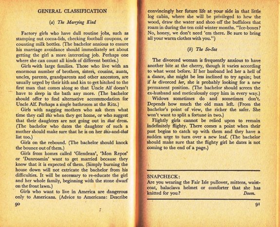 classifying women for marriage risk