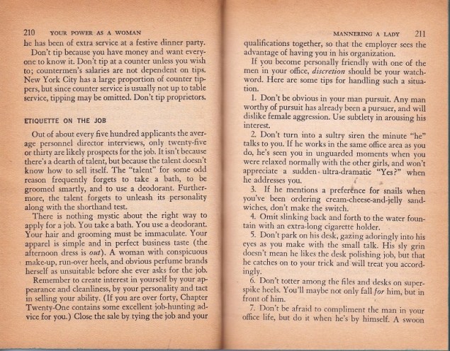 etiquette on the job