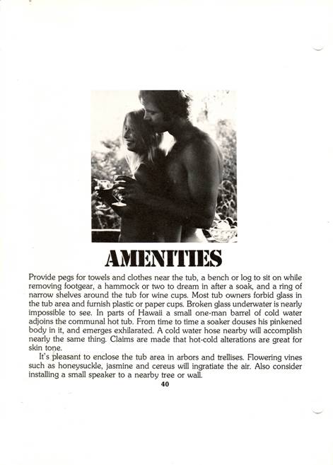 Hot Tubs - amenities