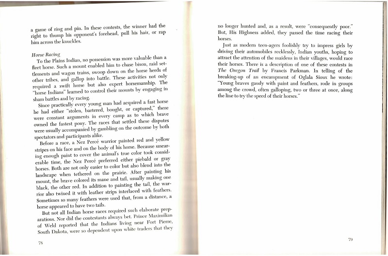 Games the Indians Played excerpt