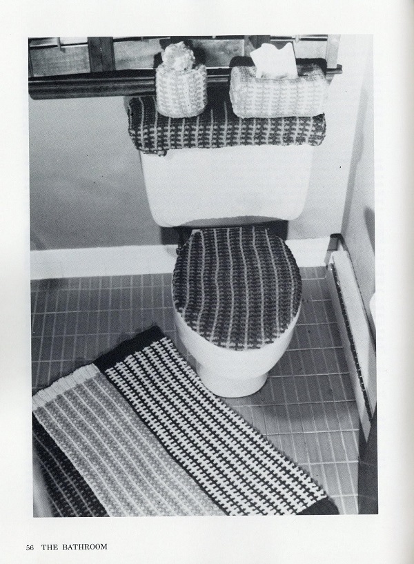 knit toilet cozy