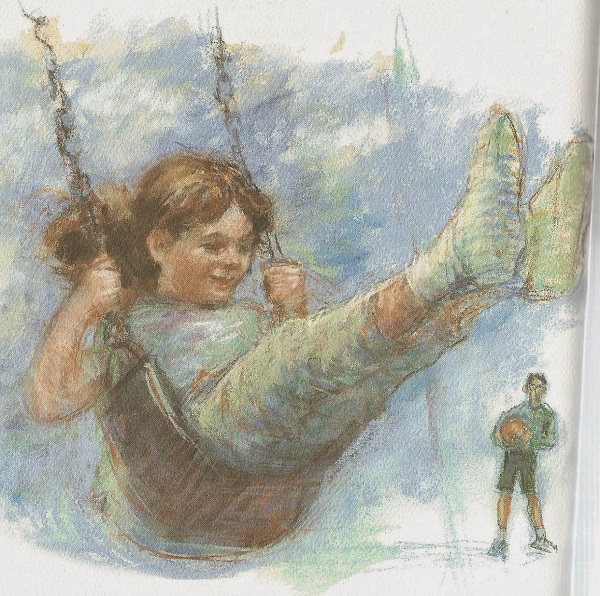 What's Wrong with Timmy - picture of girl on swing