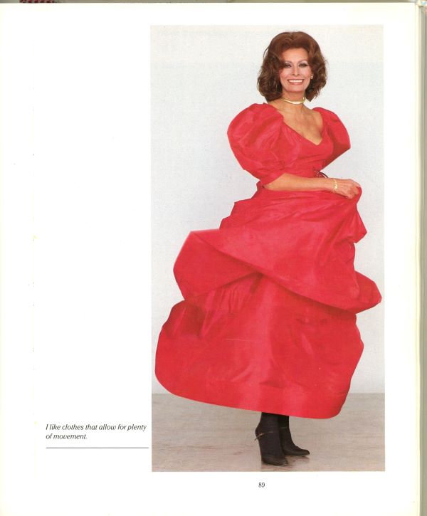 sophia in a ball gown