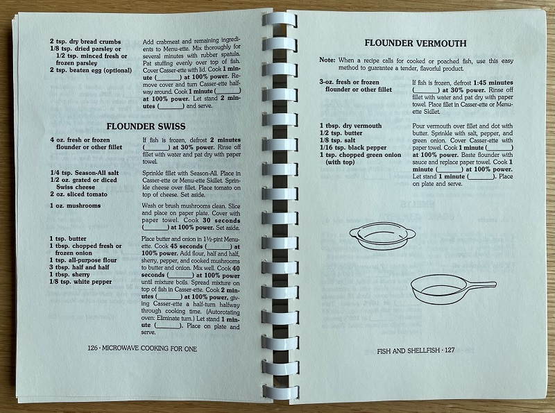 microwave flounder vermouth