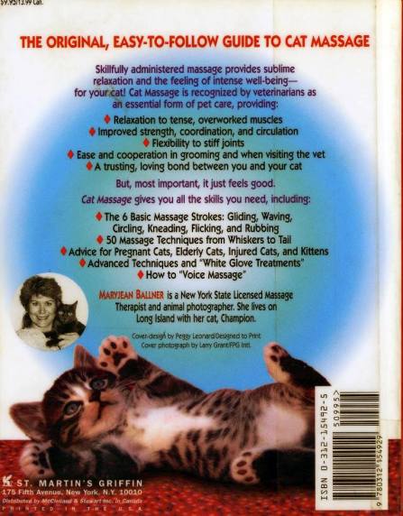 cat massage back cover