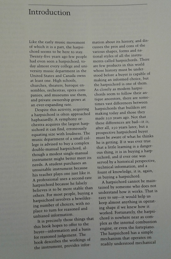 Harpsichord Introduction