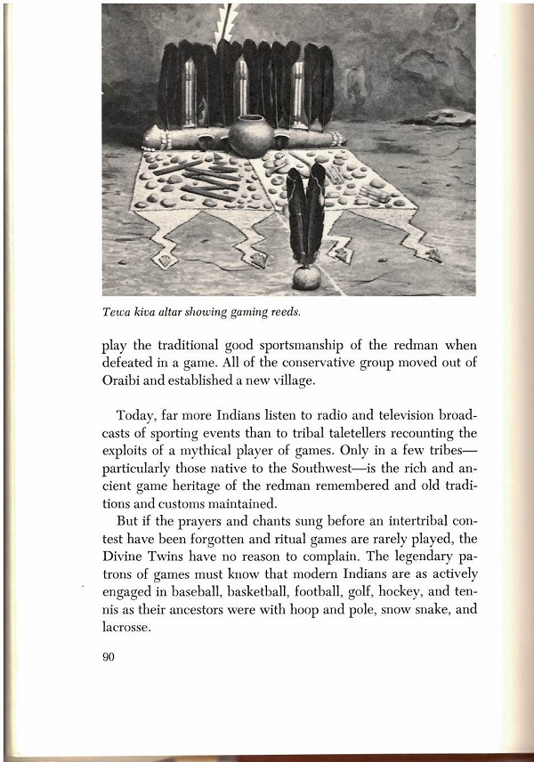 Games the Indians Played end page