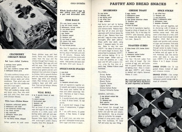 fish balls cranberry chicken mold recipes