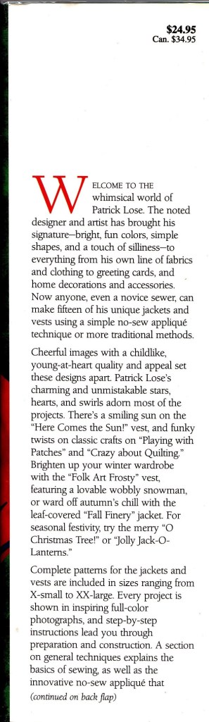 Jackets and Vests front flap