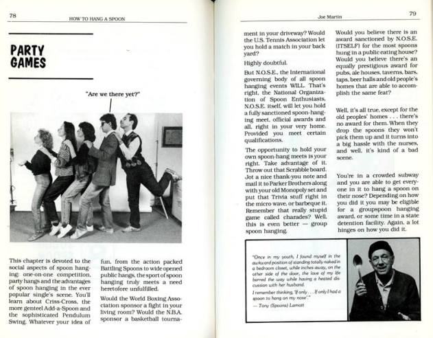 party games with a spoon