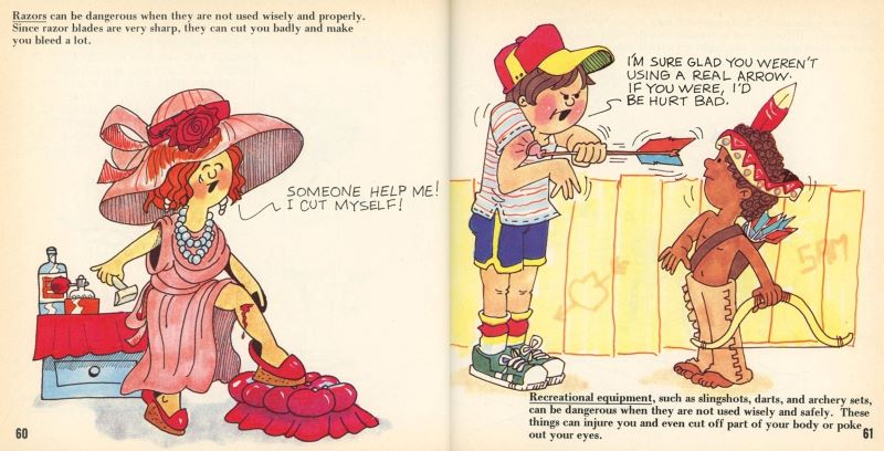 sharp razors and arrows