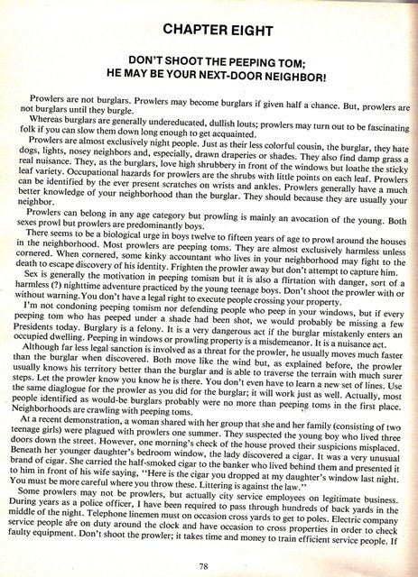 peeping toms are harmless