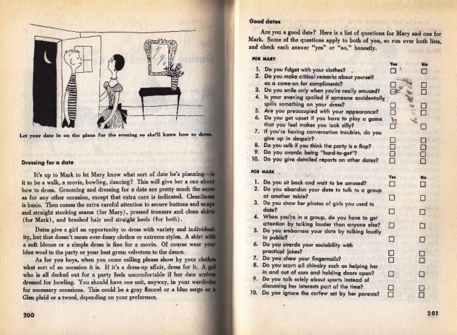 criteria for good dates and fashion