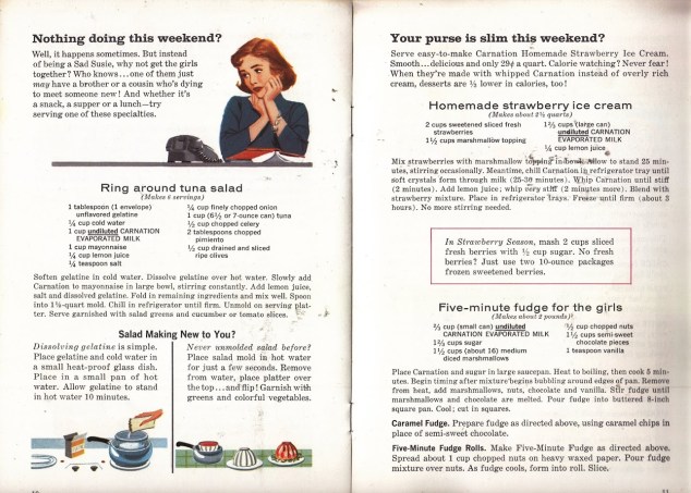 Ring around tuna salad