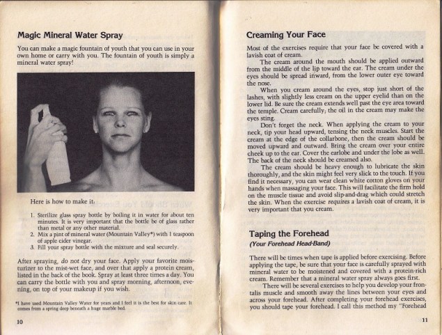 Magic mineral water spray