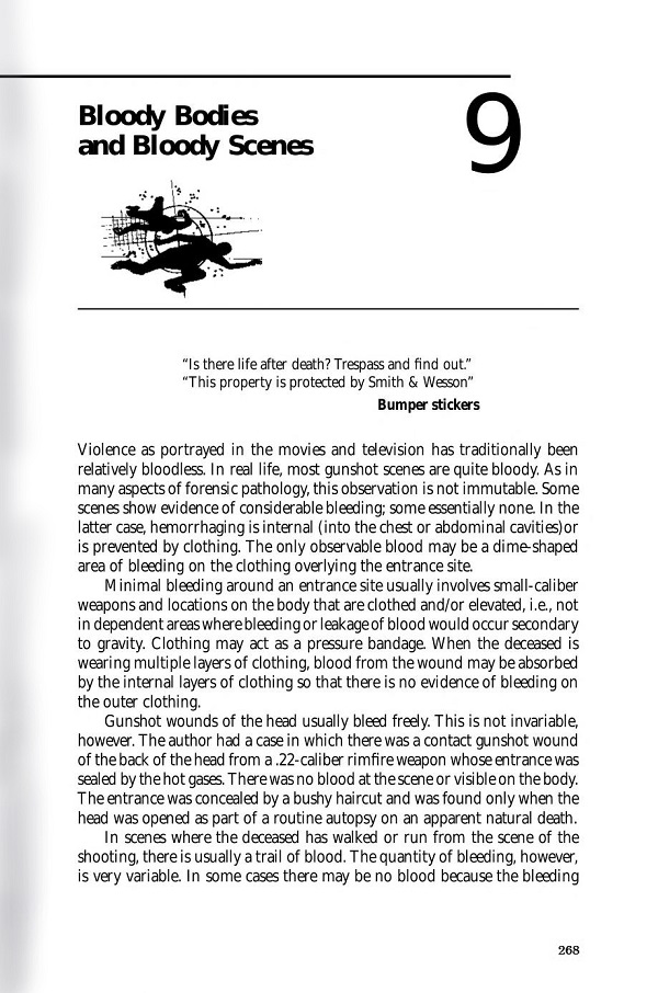 Bloody Bodies Bloody Scenes