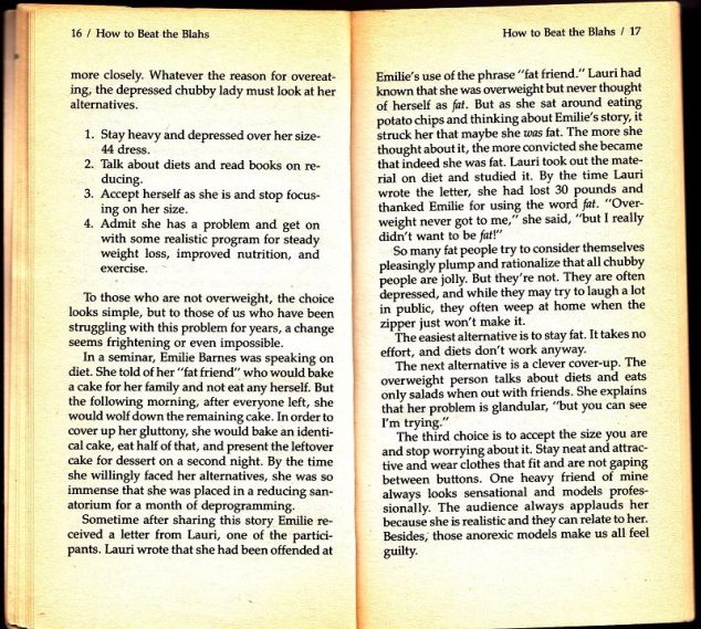 depressed chubby lady