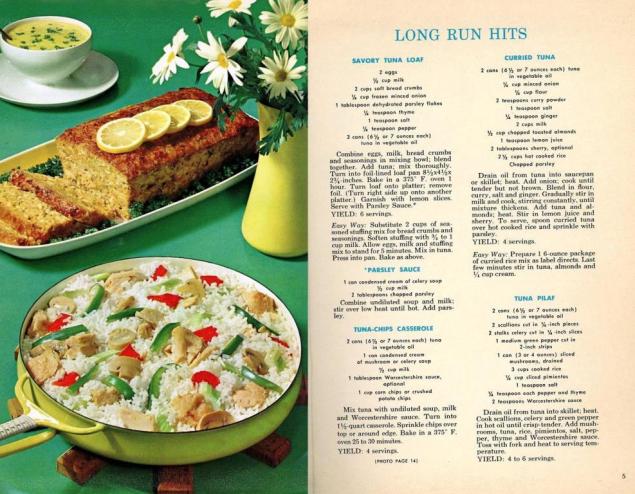 recipes for tuna pilaf and tuna loaf
