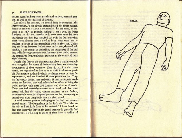Royal sleep position
