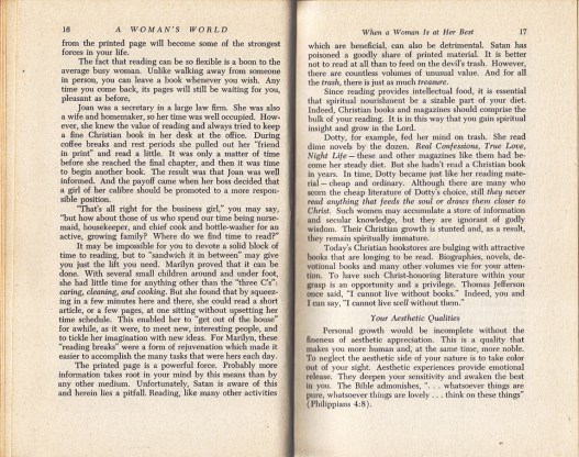 woman's world advice about being pretty