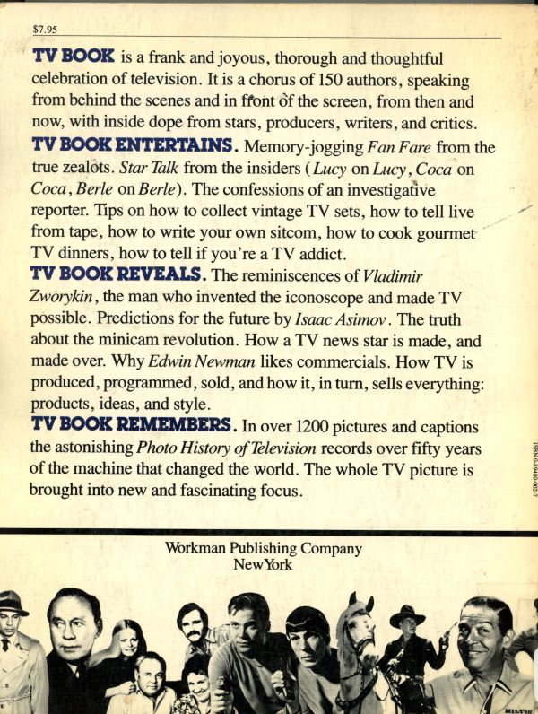TV book back cover