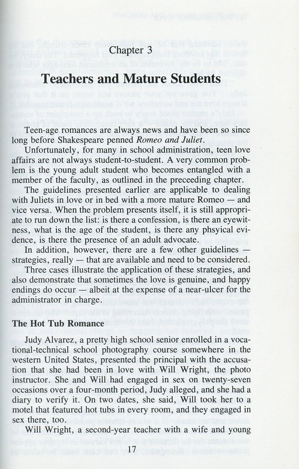 Teachers and Mature Students