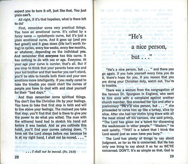 he's a nice person...