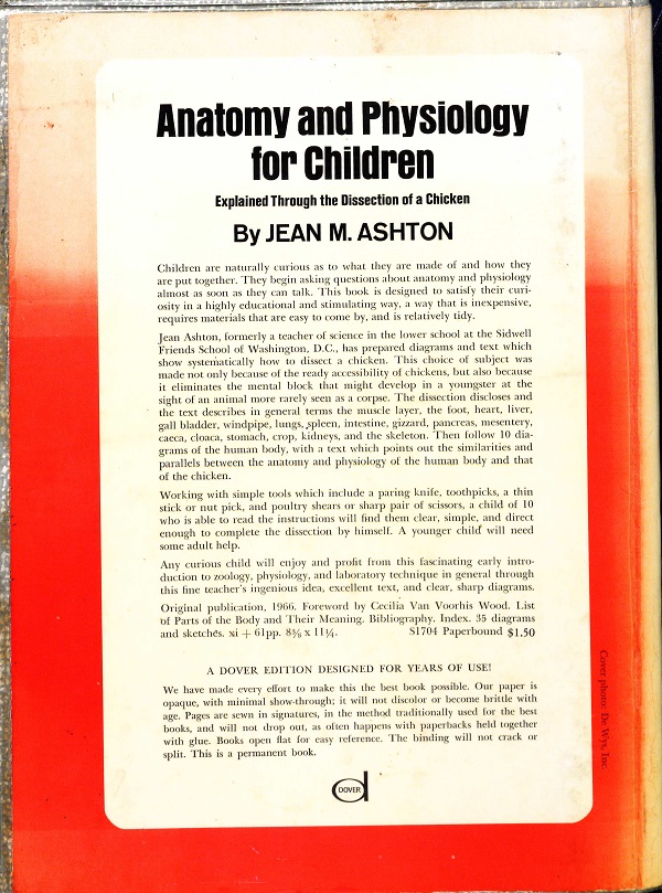 Anatomy and Physiology for Children back cover