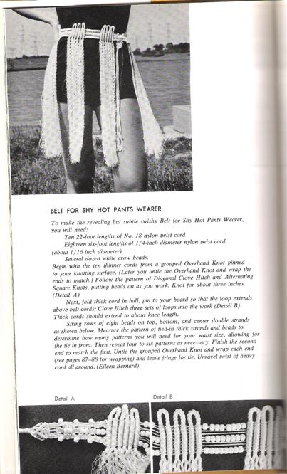 belt for shy hot pants wearer