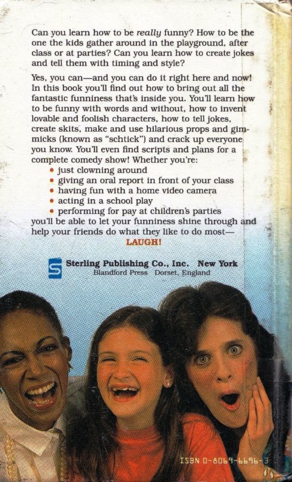 how to be funny back cover