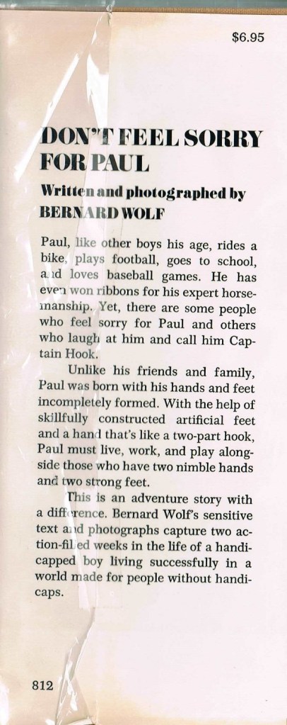 Dont Feel Sorry for Paul front flap