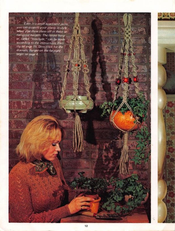 Macrame plant holders