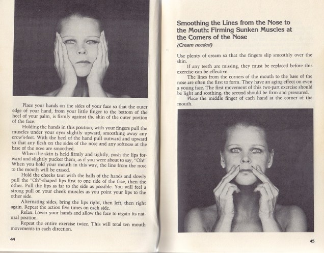 Lines from nose to mouth