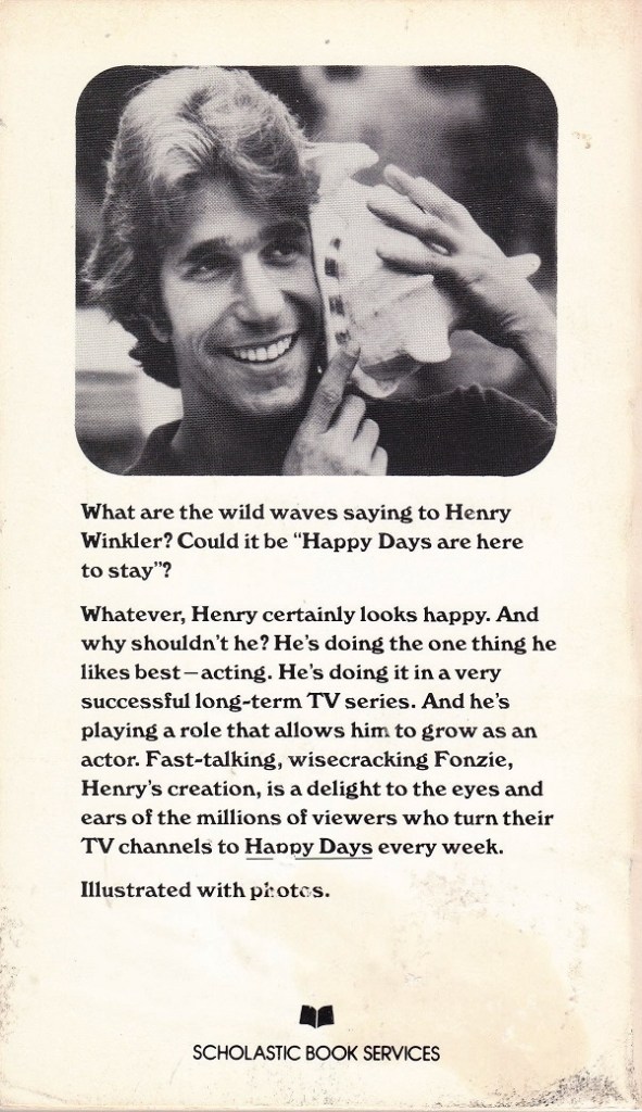 Truth About Fonzie back cover