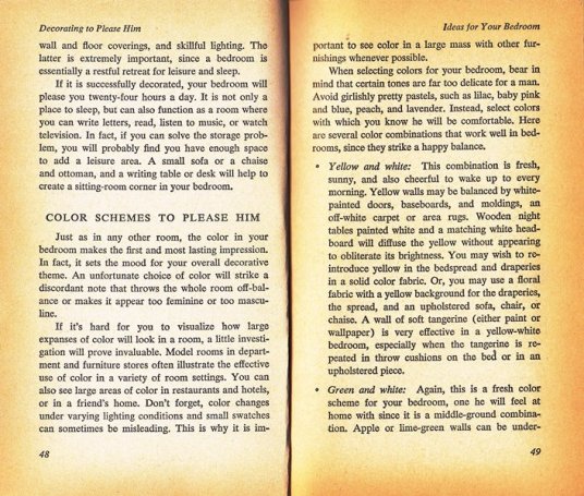 color schemes your husband will like