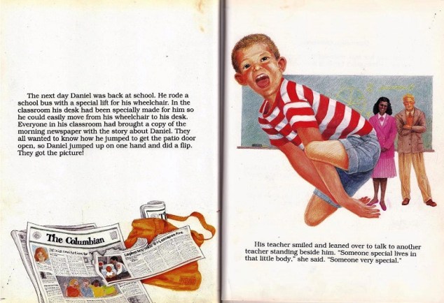 Daniel back at school