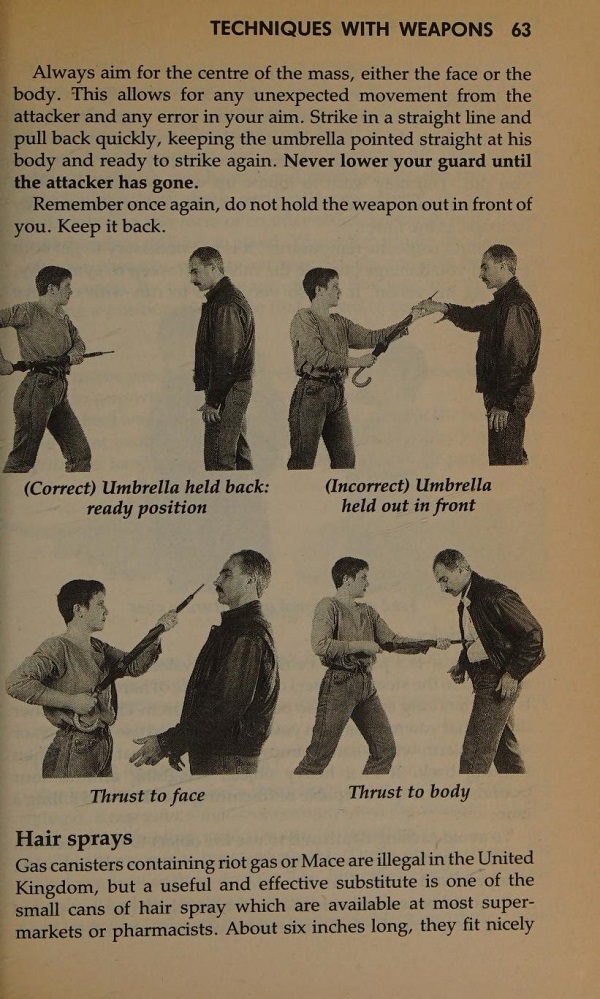 Techniques with weapons