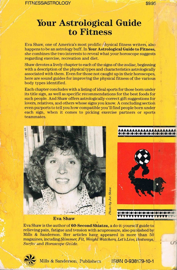 Astrological Guide to Fitness back cover