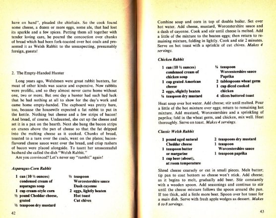welsh rabbit recipes